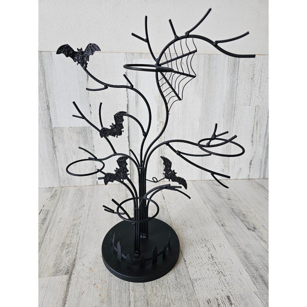 Metal Halloween bat votive candle holder home‎ decor